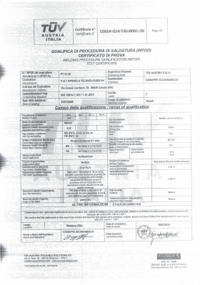 WPQR - 15614 - 014 - TAI - 0001 - 20 CERTIFICATION - PIPINGS & TECHNOLOGIES SRL